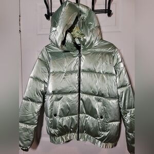 Womens Shiny Green Jacket